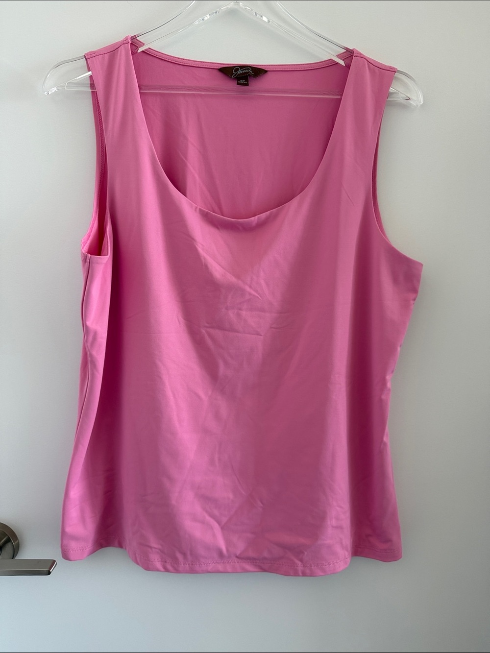 NWOT - Jessica - Bright Pink Scoop Neck Tank